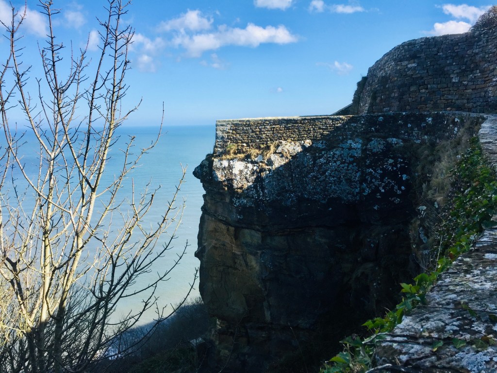 Cliff edge facing the North Sea