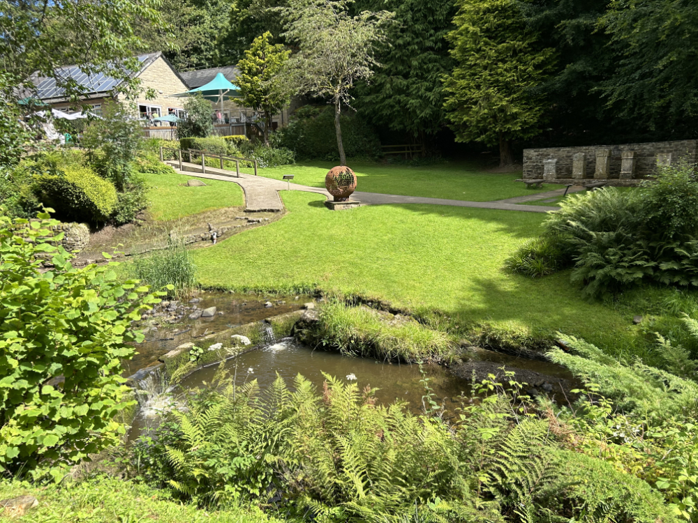 Garden at the Vindolanda Museum